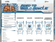 Tablet Screenshot of needtobuildmuscle.com